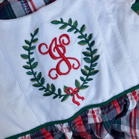 Darling Mae by RicRac & Ruffles size 6/9m EUC “J” Initial EUC - Picture 4 of 7